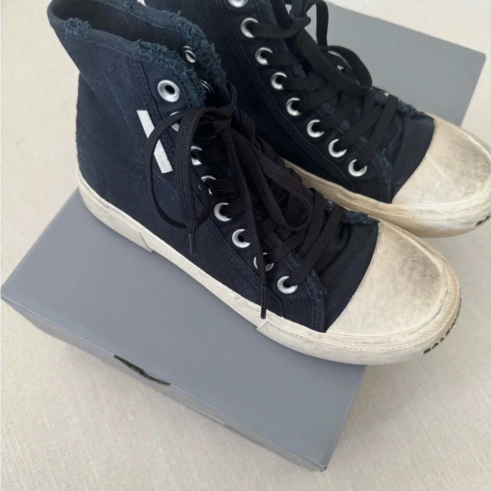 Balenciaga High Top Paris Sneakers - Picture 3 of 11